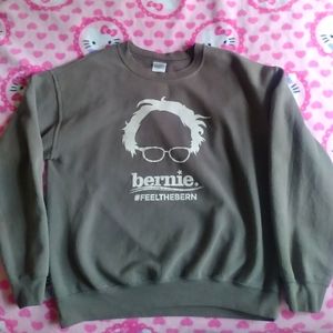 Bernie Sander Feel the Bern crew neck Medium